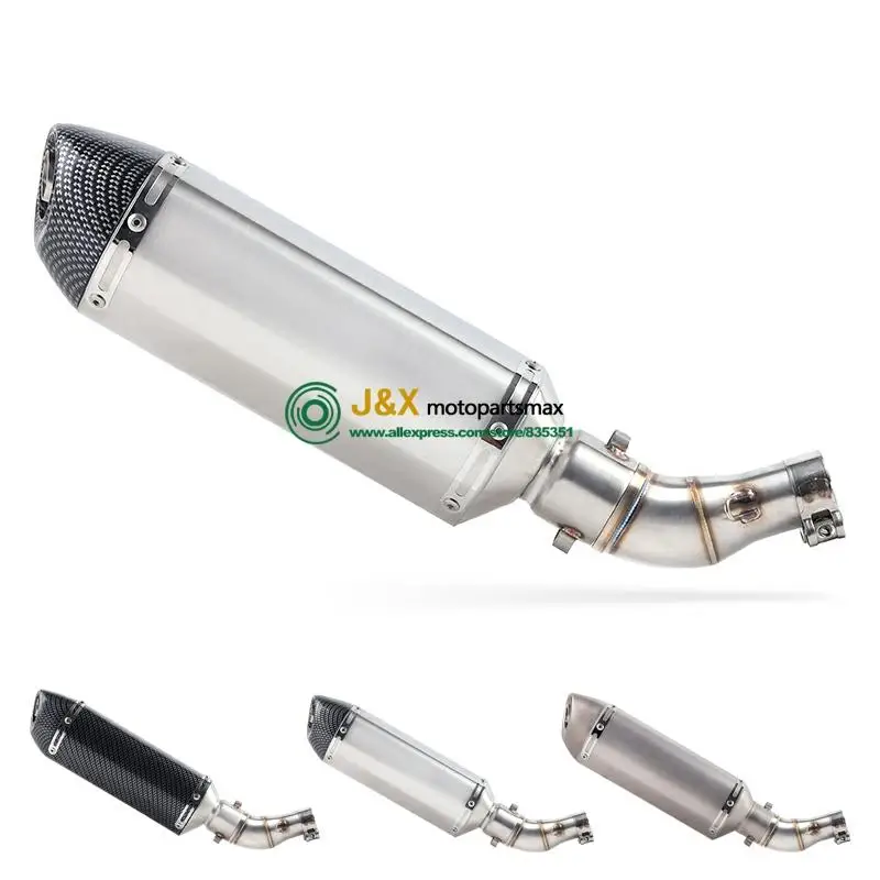 MT-03 MT03 мотоцикл глушитель трубы среднего звенья трубы Escape для YAMAHA YZF-R3 R3 R25 R30 слипоны