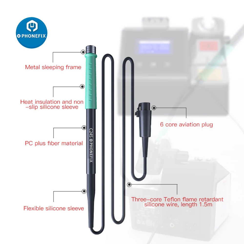 OEM T245 T210 NT115 Welding Handle for C245 /C210 /C115 Solder Iron Tips forJBC CD-2SD 2SHE /i2C 2SEN/2SCAN Precision Station cordless combo kit