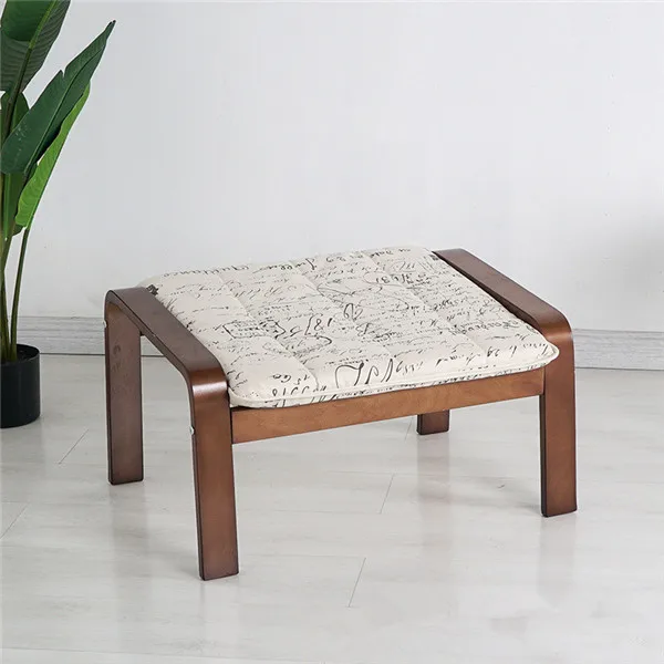 D Mid Century оригинальная Османская подставка для ног средняя коричневая отделка деревянная табурет для ног гостиная спальня османское сиденье для кресла-качалки - Цвет: D