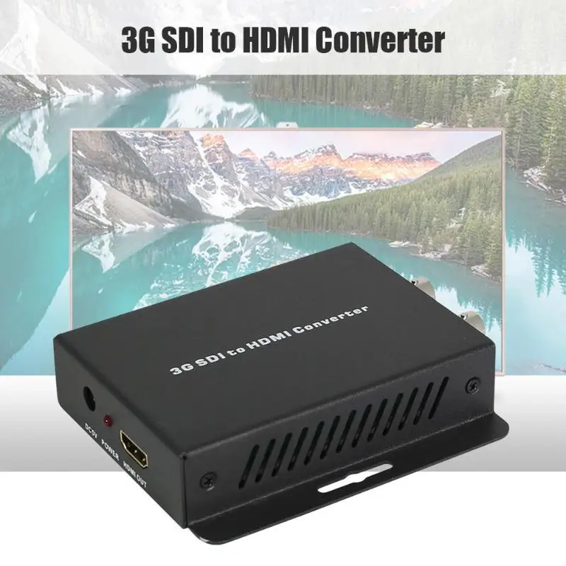 Прочный 3g SDI к конвертеру HDMI мини HDMI к 3g-SDI HD-SDI SD-SDI аудио-видео конвертер адаптер для монитора HDTV