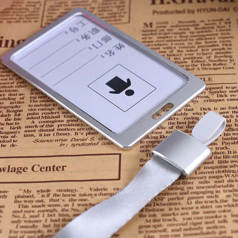 Металлический бумажник для кредитных карт женский и мужской держатель паспорта