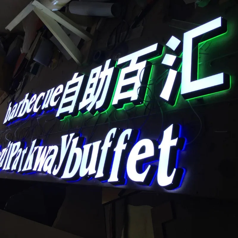 Factory Outlet Shop Sign Advertisingt Sign Board Super High Brightness Acrylic  Letters - Electronic Signs - AliExpress