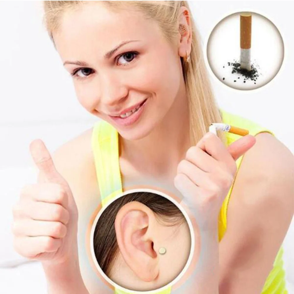 1 Pair Magnets Magnetic Magnetic Smoke Magnet Magnetic Ear Auricular Weight Acupressure 2