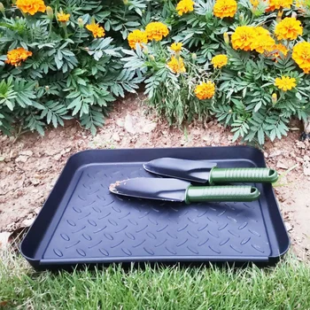

3PCS Plastic Tray Shoe Drip Mat For All Weather Indoor Outdoor Rain Dirty Boots Seeds Garden Tools Flower Care