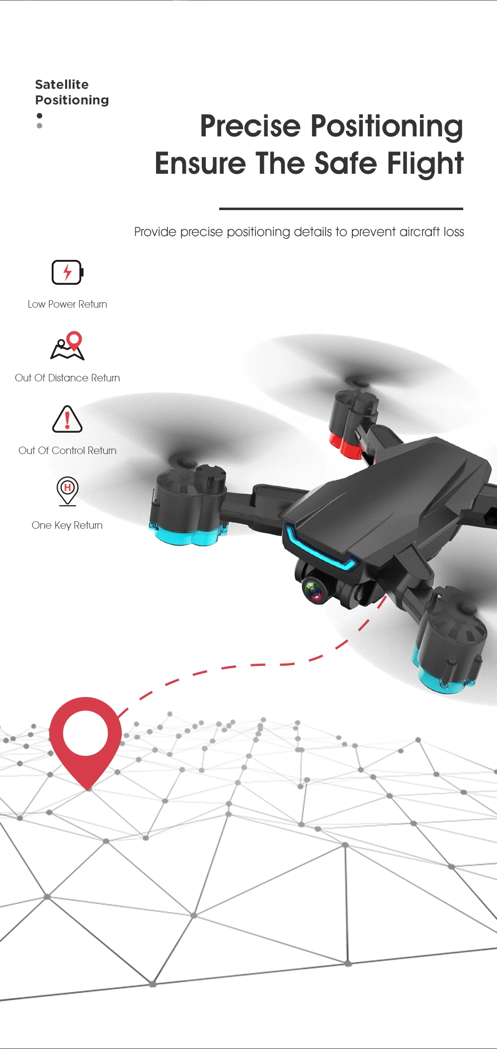 Хит! XD101 Дрон 4k HD камера Дрон 1080P wifi FPV Дрон видео живой Квадрокоптер высота держать Дрон с камерой