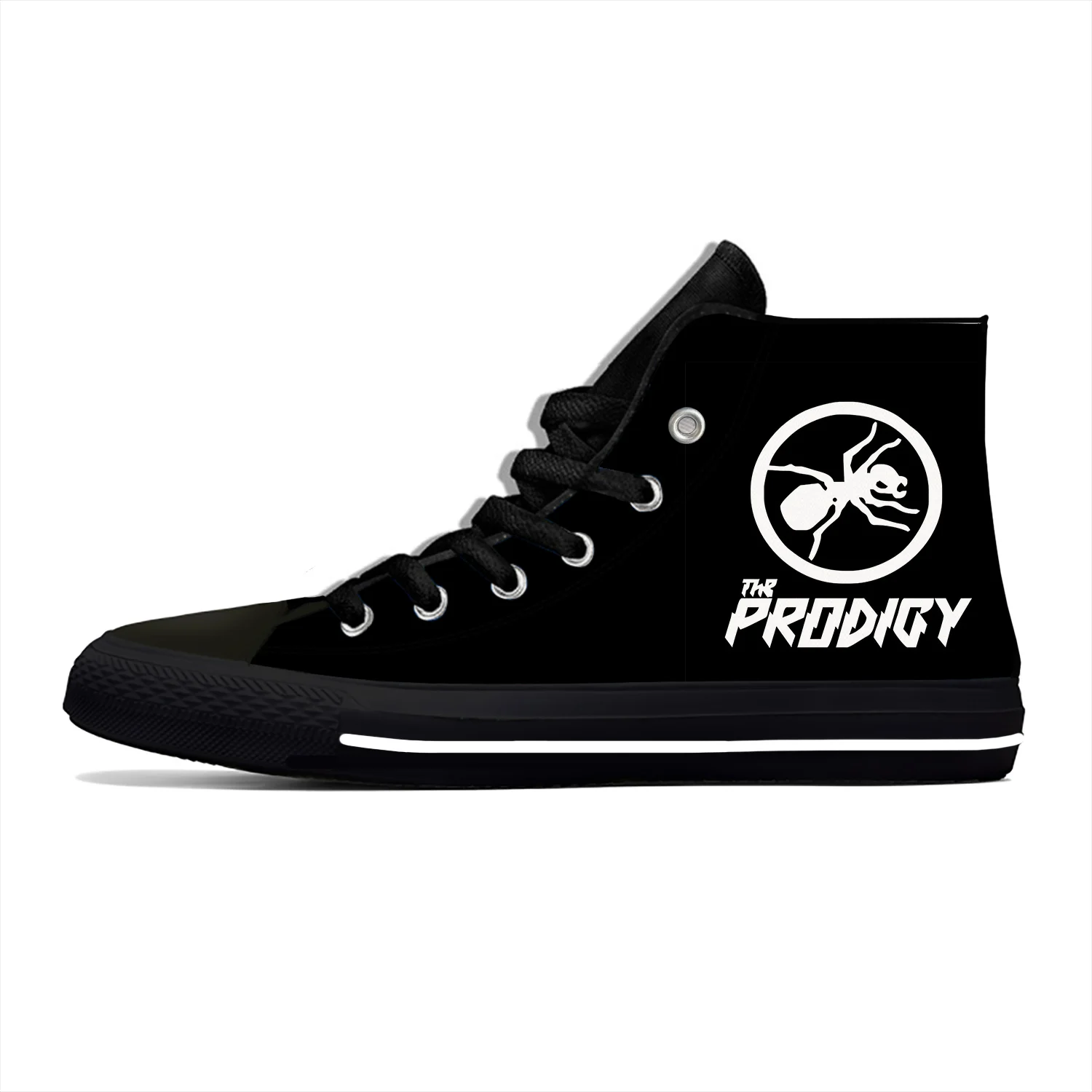 Electronic Music Rock Band Prodigy Fashion Lightweight High Top Canvas Shoes Men Women Casual Breathable Sneakers |