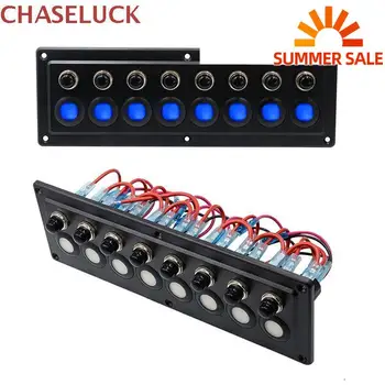 

Universal 8 Digit Way Switch Panel Smart Touch Switches Board Commander Auto Car Boat Cabin RV Yacht Bus Refit Control 12-24V