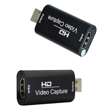 

60fps Mini Video Capture Card USB 2.0 3.0 1080P Record Box for PS4 Game DVD Camcorder HD Camera Recording Live Streaming