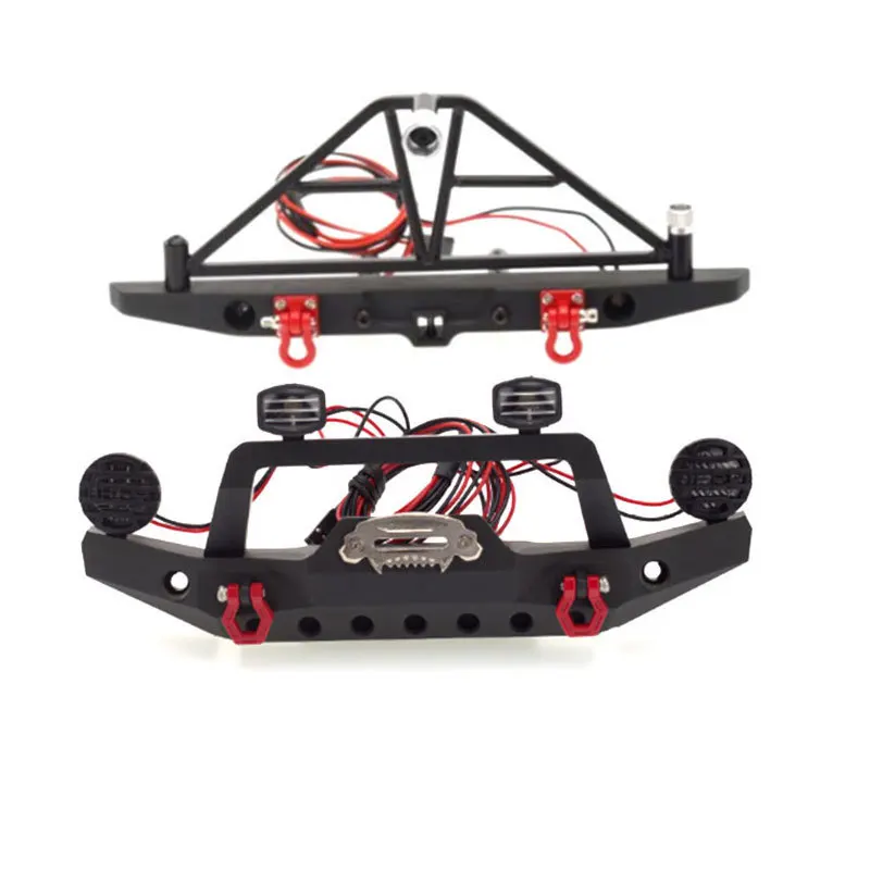 Climbing car front bumper anti-collision TRX4 SCX10 Axial scx10 iii AX103007 Metal front and rear bumpers