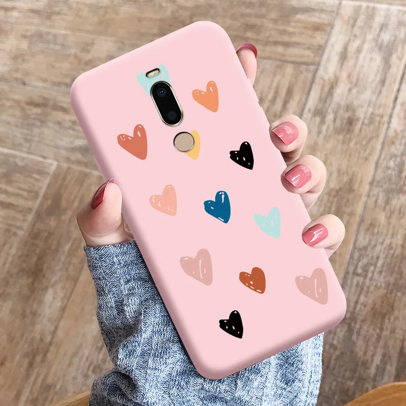 Love Shape TPU Soft Shell For Meizu V8 Prime Case Matte Silicone Fundas For Meizu M8 Case Cute Cartoon Phone Cover For M8 Lite 