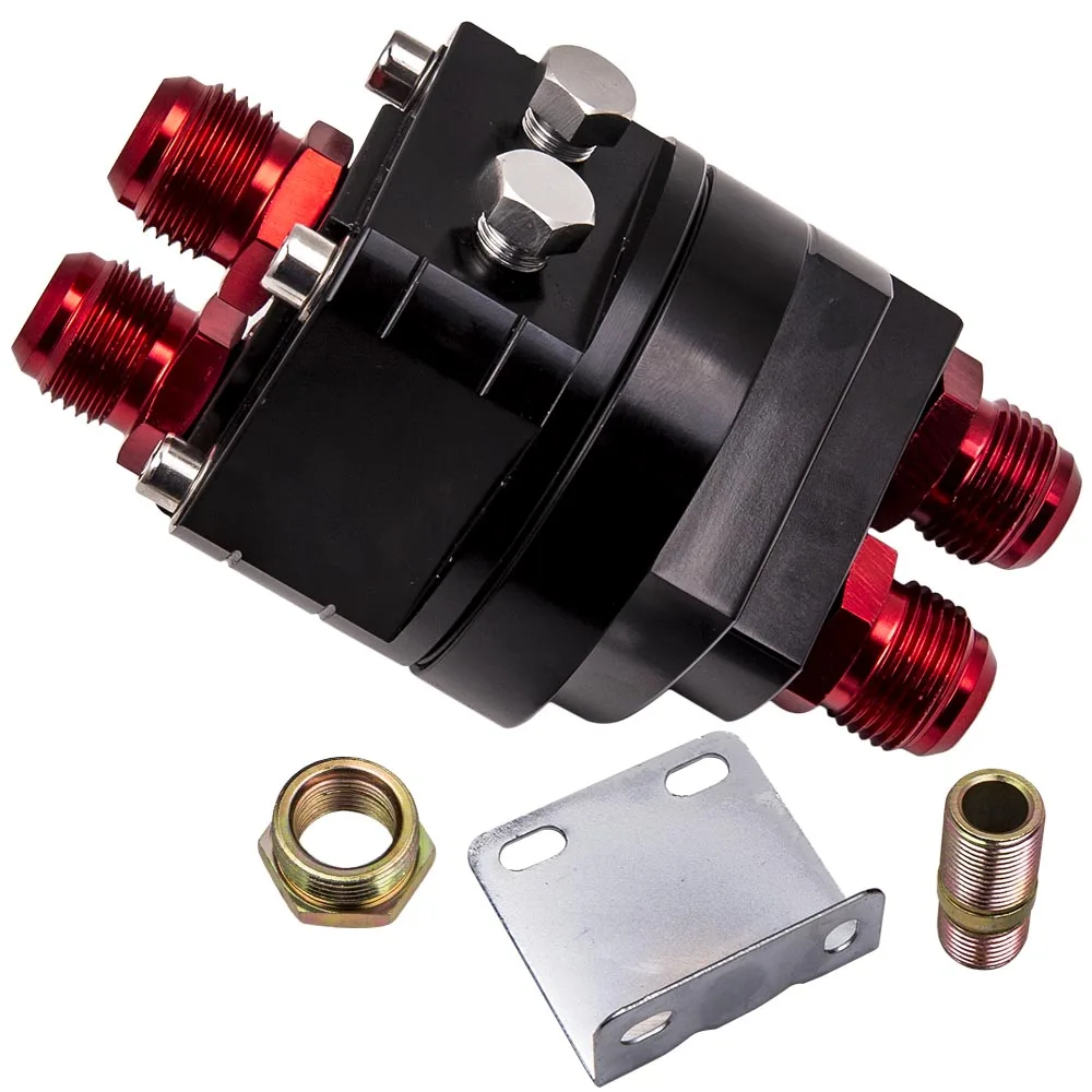 Universal Aluminum Oil Filter Relocation Male Sandwich Adapter Plate