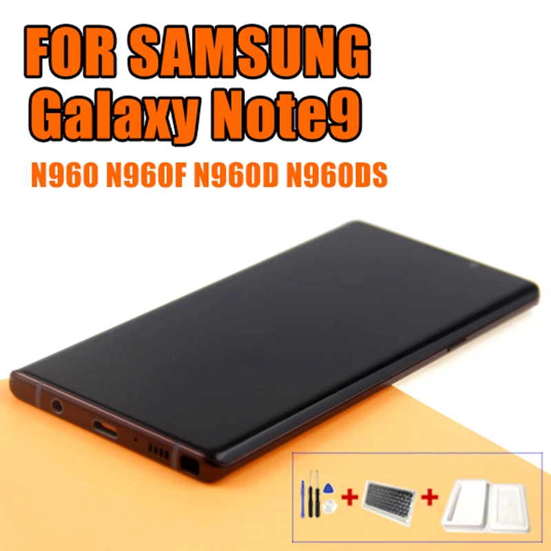 Тестовый ЖК-дисплей для samsung Note 9 lcd N960F lcd для samsung Note 9 N960F ЖК-экран сенсорный дигитайзер сборка