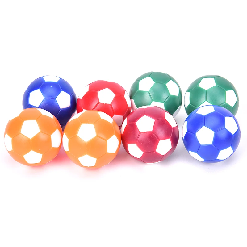 8/6/4pcs Premium Material Resin Mini Colorful Table Soccer Footballs Replacement Balls Tabletop Game Mini Soccer Ball 32mm