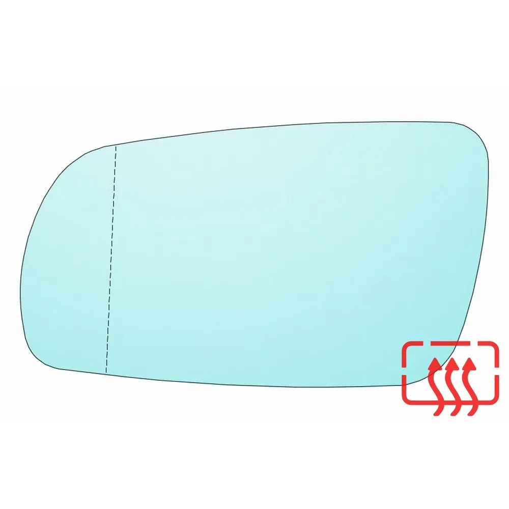Mirror element left Volkswagen Passat B5 c 1997 to 2001 year асферика Blue C обогревом mirror for car | Автомобили и