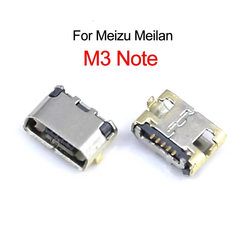 YuXi 2 шт Micro USB разъем для Meizu 6T S6 M1 M2 M3 M3S M5 M5S M6 Note U10 U20 E E2 E3 Max X зарядный порт разъем