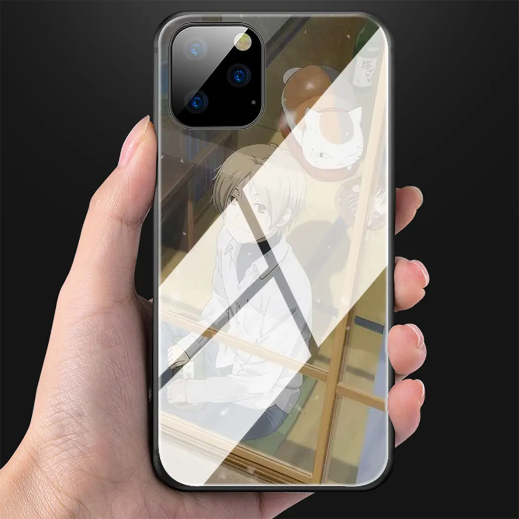 TG4 IYICAO Natsume Yuujinchou чехол для телефона из закаленного стекла для Apple iPhone 11 Pro XS Max XR X 8 7 6S Plus 5s SE - Цвет: TG4