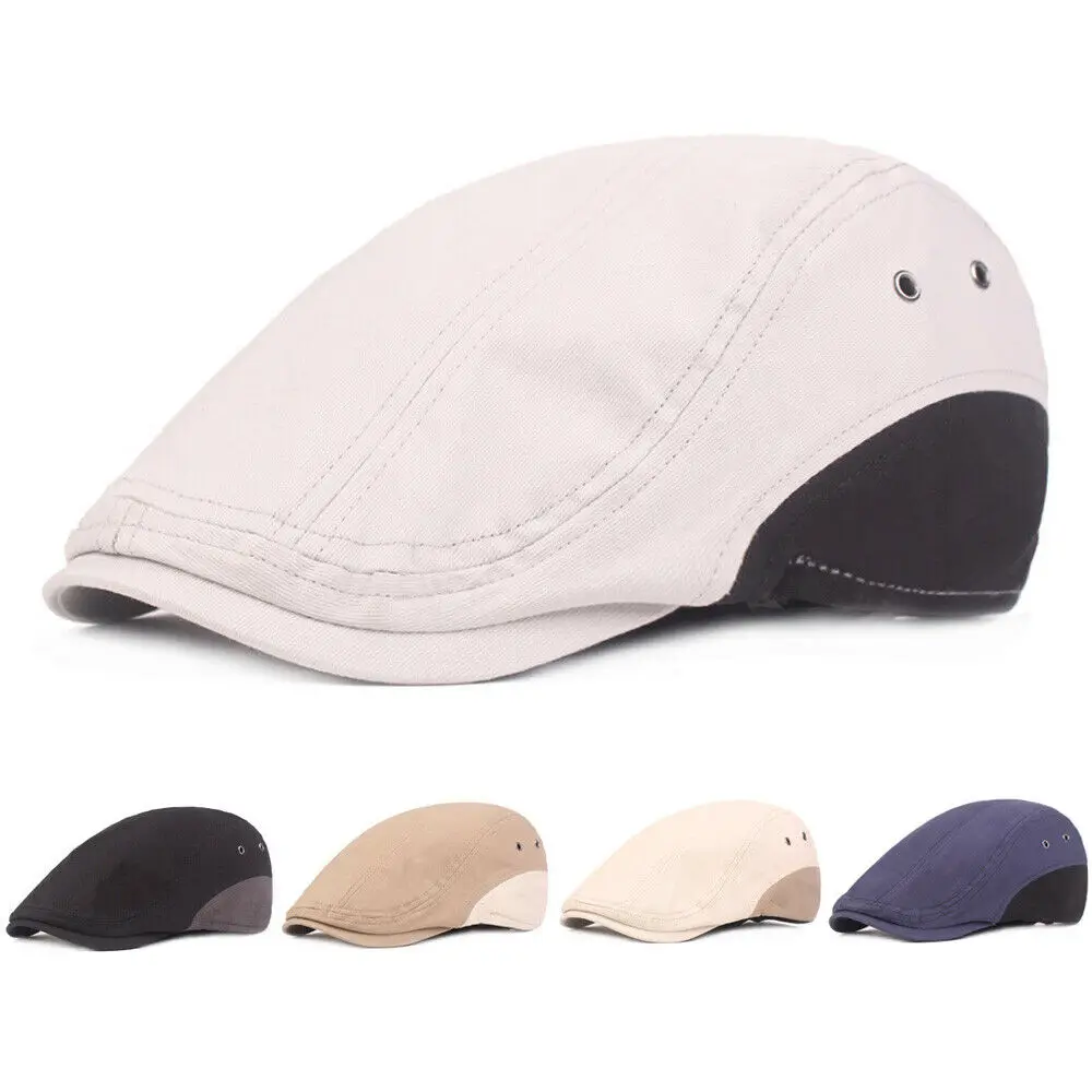 Мужская Женская Повседневная водительская Кепка газетная кепка хлопок берет Кепка s повседневная Кепка
