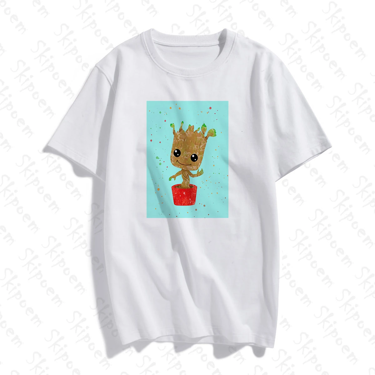 

Lovely I Am Groot Tshirt Women Korean Style Tumblr Vintage Gothic Punk Kawaii Cotton Plus Size Short Sleeve Clothes Streetwear