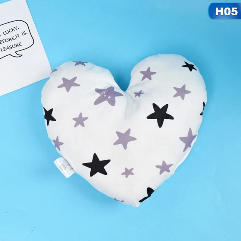 H05 1 шт. В форме сердца детская подушка мягкая новорожденная хлопковая подушка для дивана подушка для детской комнаты постельные принадлежности украшения - Цвет: H05