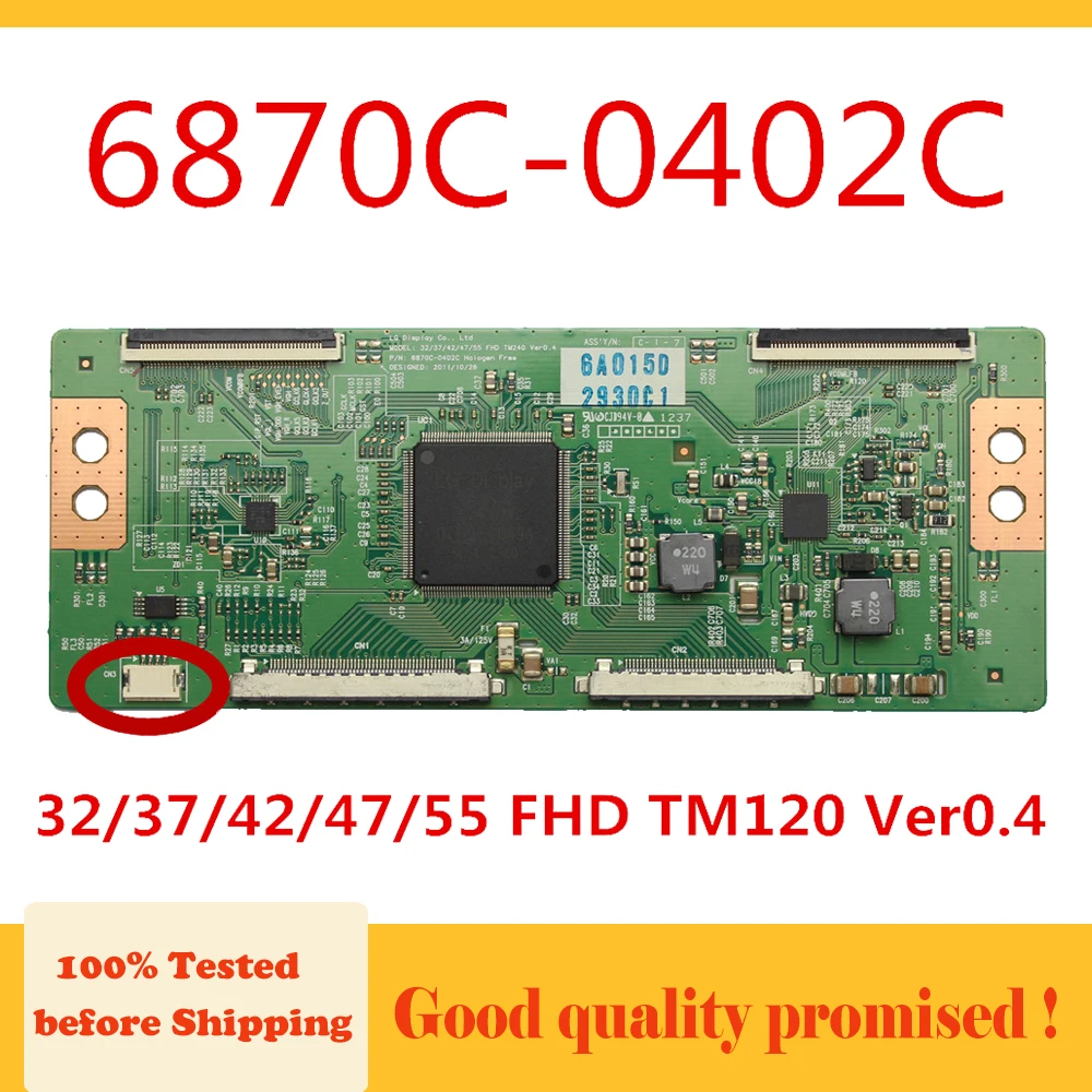6870C 0402C T CON плата для LG TV.... И т. Д. 32/37/42/47/55 FHD TM120 Ver0.4 сменная tcon Бесплатная