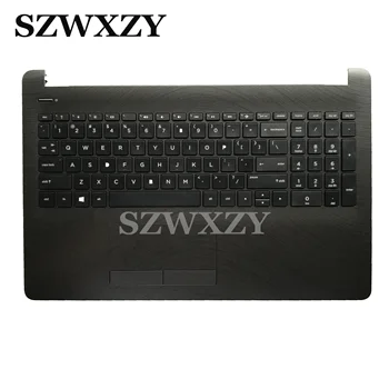 

New For HP 15-BS 15-BW 250 255 256 G6 US keyboard Palmrest Upper Cover Touchpad 925010-001