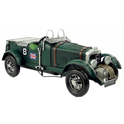 Модель классического автомобиля из железа ручной работы 1929 Bentley creeper Супер