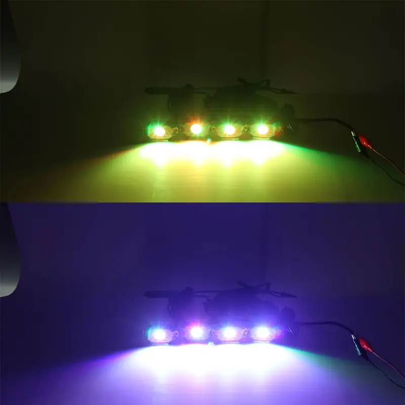 Модификация автомобиля 4 RGB светодиодный свет рок внедорожный Музыкальный беспроводной Bluetooth контроль