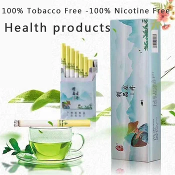 

Green tea Herbal cigarette Draws great Free shipping clearing lung No Nicotine & Tobacco Quit smoking No tar