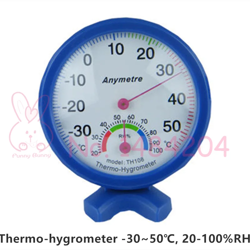 Mini Thermometer &amp Hygrometer -30~50C Degree 20%~100%RH Wall Mounted with Base Indoor and Outdoor Free Shipping TH108 | Инструменты