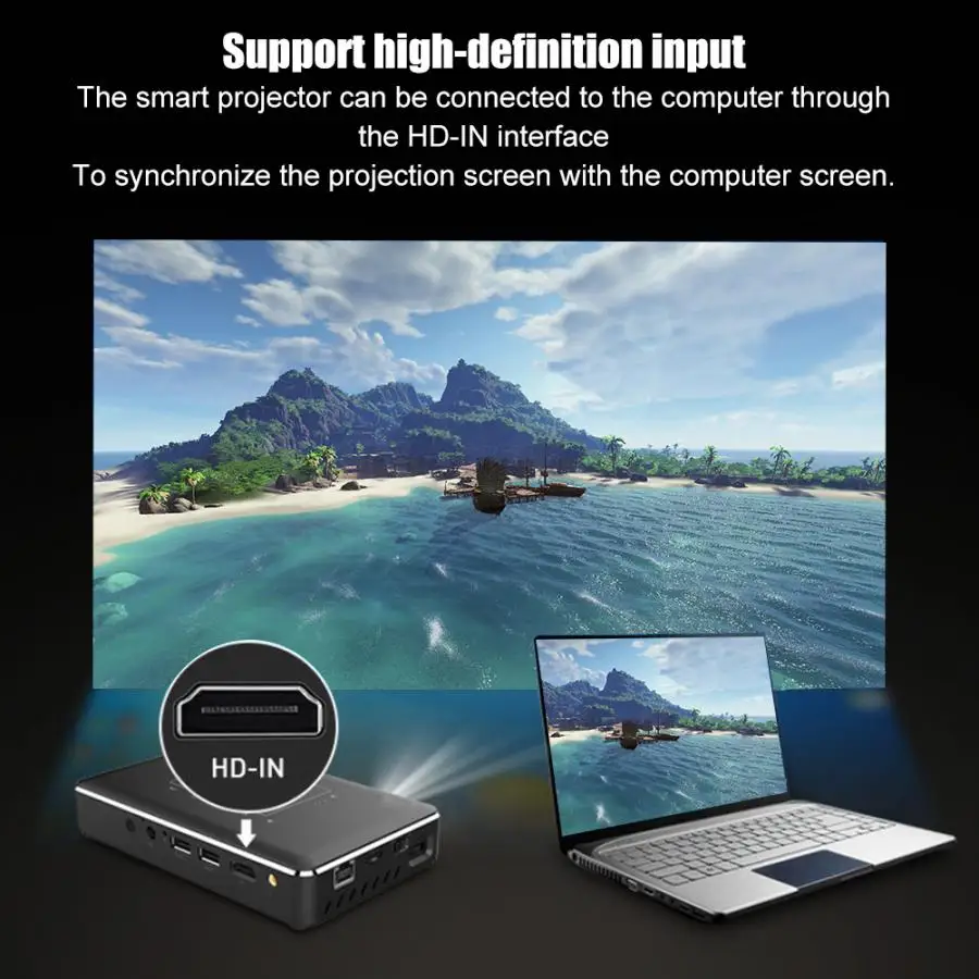 854*480 WiFi проектор для Конференции с DLP дисплеем 4K HD декодирование 2G+ 16G многоядерный для ARM MaliTm-T820 110-240V
