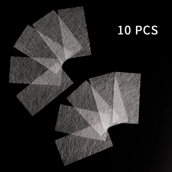 10Pcs Pro наращивание ногтей 1 м/1,5 м/2 м дизайн ногтей стекловолокно наращивание ногтей Акриловые наконечники УФ гель DIY ногти кончики для французского маникюра маникюрный салон инструмент - Цвет: 10Pcs