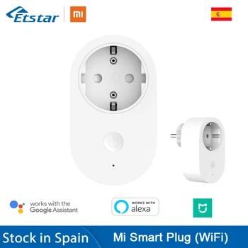 

Global Version Xiaomi EU Mi Smart WiFi Plug APP Remote Control Switch Support Amazon Alexa Google Assistant Smart Socket Plug