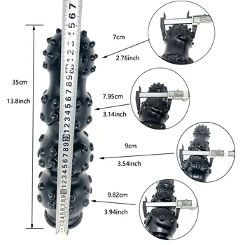 35*10cm Super Huge dildo with Suction Cup for Female G-spot Big Butt Plug Vaginal Anal Dilator For Women Cock Sex Toys 2