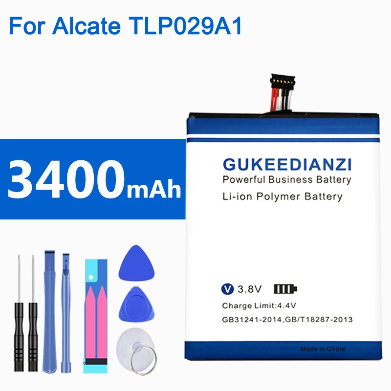3400mAh TLp029A1 / TLp029AJ для Alcatel OneTouch Pop 3 5 &quotOT 5025 OT 5025D Большой мощный аккумулятор +