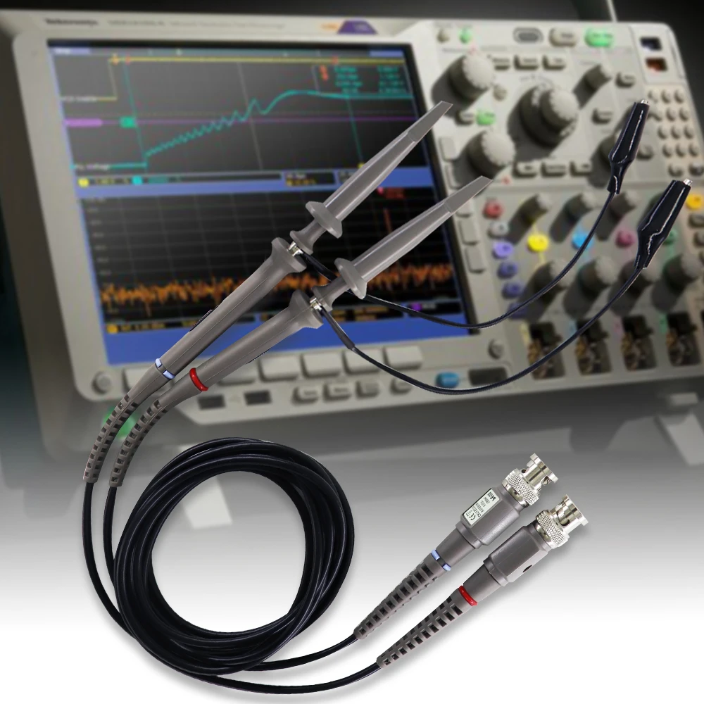 Oscilloscope Probe With Accessories Kit 100MHz Oscilloscope Clip Probes Oscilloscope Probe