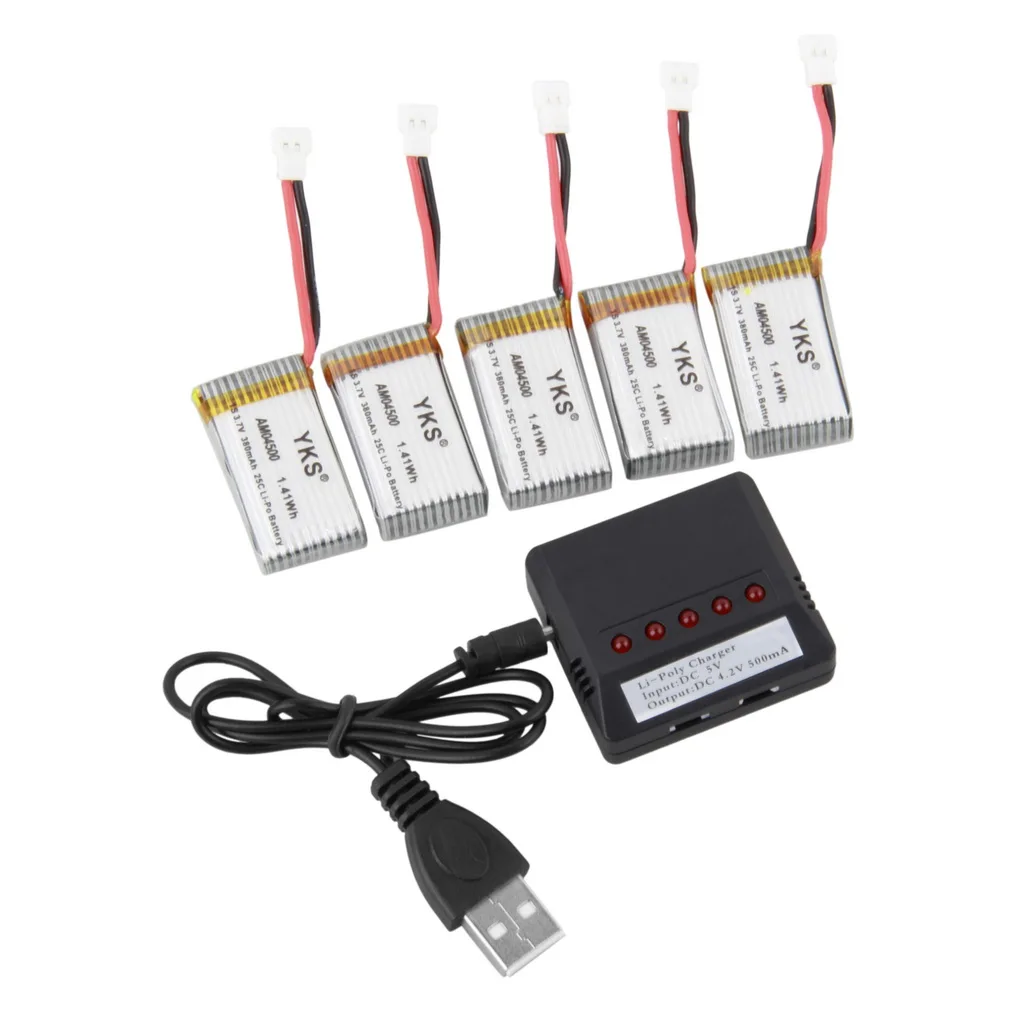 1 шт. Мини 5 Порт Lipo батарея USB зарядное устройство для Syma X5C Hubsan H107 Wltoys