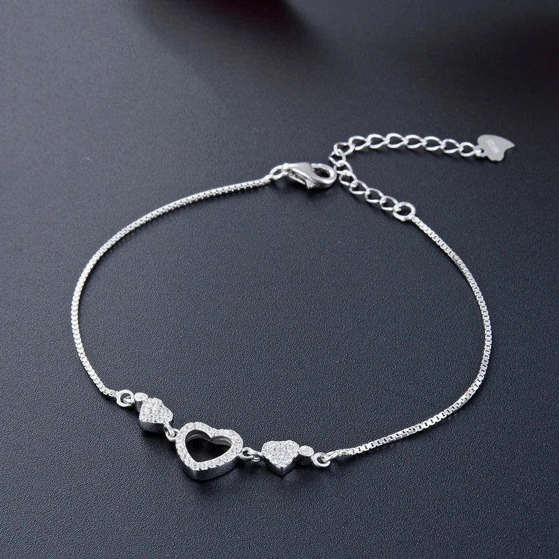 

Fashion Bracelet For Women Genuine 925 Sterling Silver Bracelet Jewelry Accessories Anniversary Gift For Lady Party Decoration