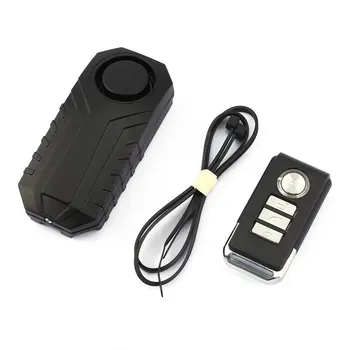 

113dB Loud Wireless Bicycle Anti-theft Alarm Waterproof Door/ Window Vibration Alarm Intelligent Remote Control Alarm Sensor