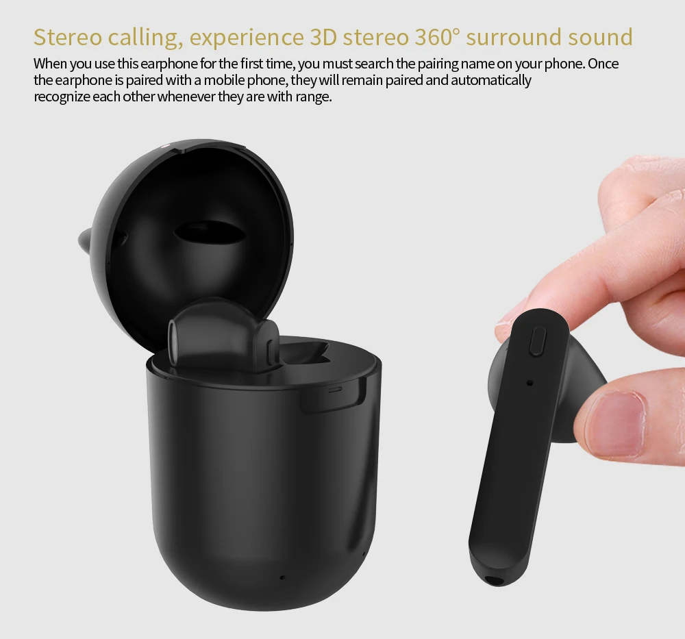 cute True Wireless headphone with microphone fones Bluetooth Earphone handsfree TWS Earbuds for Xiaomi huawei Honor sony Phones