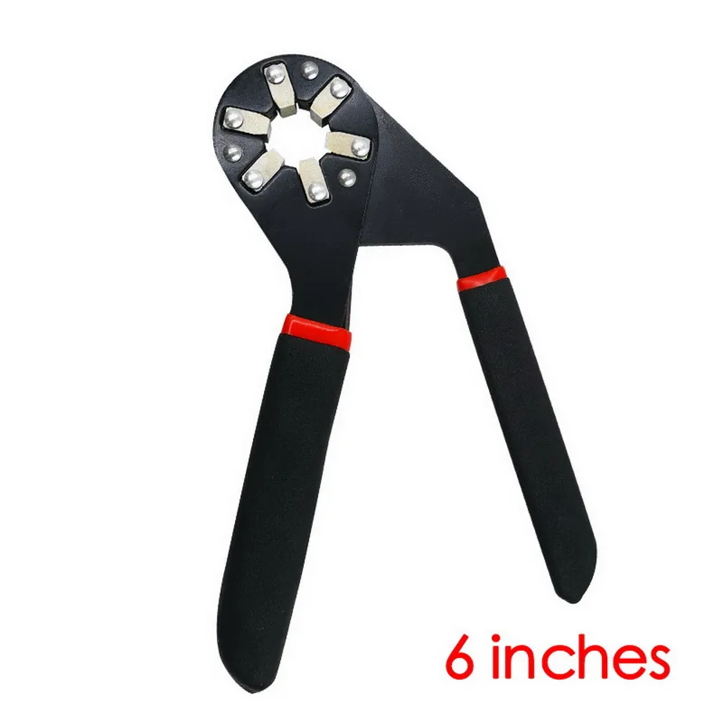 6 inch Junejour 6/8 дюймовый мульти-Функция гаечный ключ с высоким содержанием углерода Сталь шестигранный ключ плоскогубцы или 8 дюймов Регулируемый шестигранный ключ плоскогубцы - Цвет: 6 inch