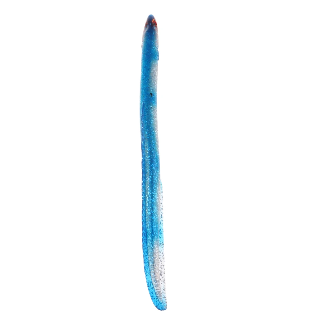 30cm Soft Fishing Bait Single Pointed Tail Loach Worms Fish Lure Tackle Jig Fishing Baits for Fisherman