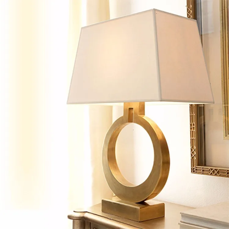 Nordic Fabric Table Lamp For Reading Bedroom Living Room abajur para quarto