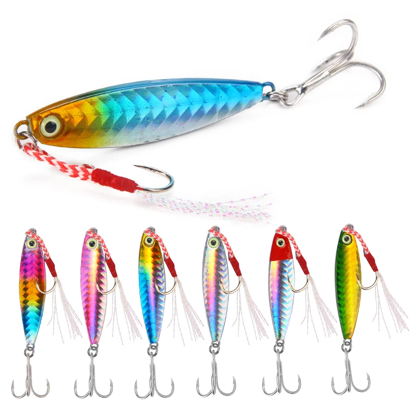 

Explosion Iron plate Blood trough hook Without feathers 10 g / 16 g / 20 g Iron plate kerf fresh water Lure Sea fishing Fishing