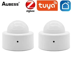 Zigbee – capteur de mouvement PIR intelligent, capteur de corps humain, système d'alarme domestique, Tuya Smart Life Aubess 