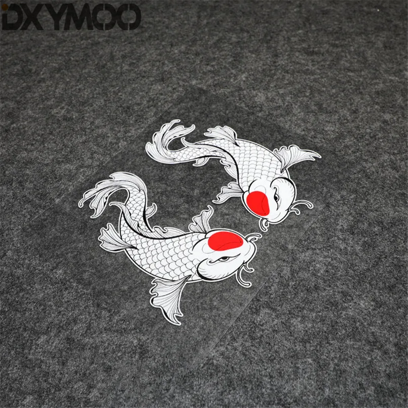 

Car Styling Decal Totem Fish Koi Carp Japanese sun JDM GK5 Auto Motorcycle Bike Helmet Sticker Reflective 16x10cm