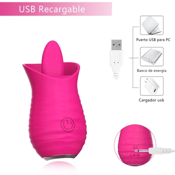 Upgraded Version Of Tongue Licking Vibrator Spot Nipple Stimulator Clitoris Massager Female Sex Toy Orgasm Masturbation Device 3