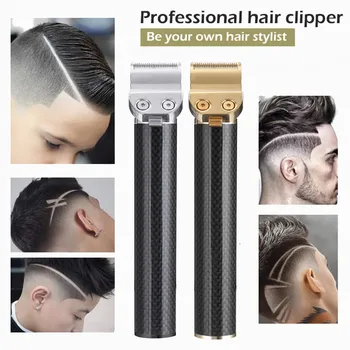 

High Quality Close-cutting Digital Hair Trimmer Rechargeable Electric Hair Clipper barbershop Cordless 0m t-blade baldheaded out
