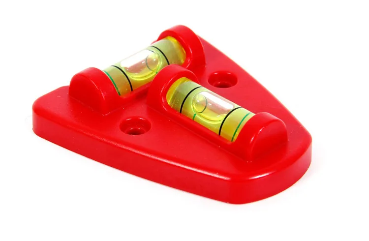 Kapro Magnetic Level Bubble Triangular Bubble Level Measuring Instruments Triangular T Type Spirit Level 242 Red Two Directions (3)