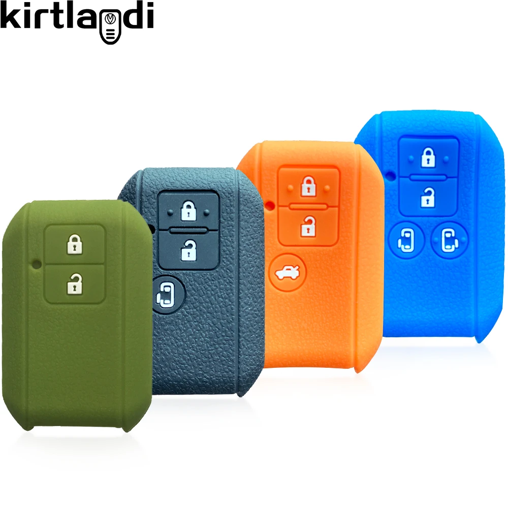 Silikon schlüssel fall auto schlüssel abdeckung für Suzuki Swift Ignis XL7 Wagon R Monopol für Suzuki Swift 2020 2021 schlüssel halter keychain
