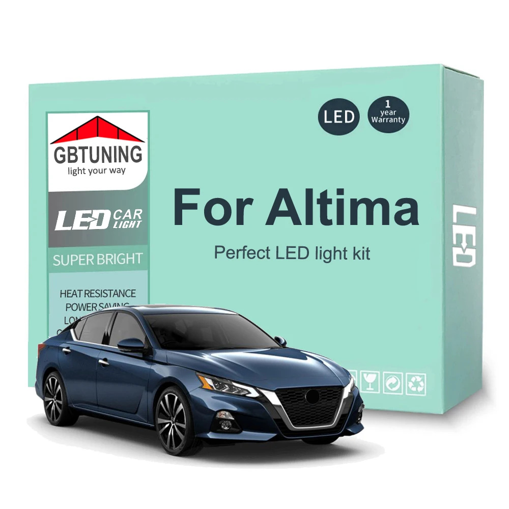 Комплект светодиодных ламп для внутреннего освесветильник Nissan седан Altima Coupe L30 L31